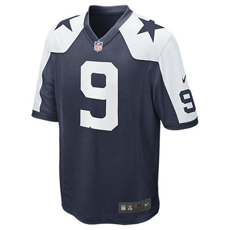 dallas cowboys tony romo 9 nike game replica throwback jersey|tony romo wikipedia.